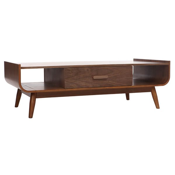 Tavolino di design in noce